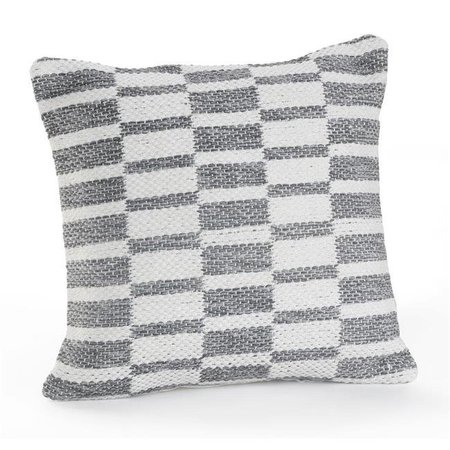 LR RESOURCES LR Resources PILLO07401GYWIIPL 18 x 18 in. Scale Dimensions Rectangle Throw Pillow - Gray White PILLO07401GYWIIPL